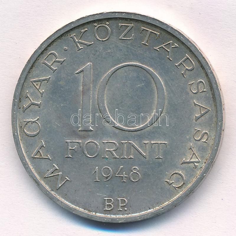 1948. 10Ft Ag 'Széchenyi' T:1-,2 patina, kis ph Adamo EM2 - Image 2