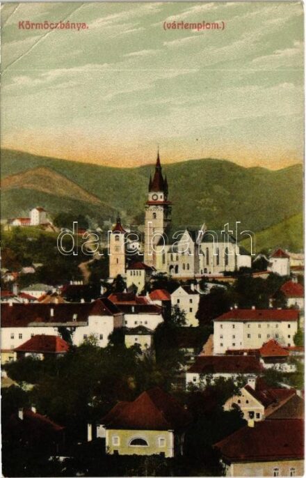 Körmöcbánya, Kremnitz, Kremnica; Vártemplom. Ritter Lipót I. / castle church (EB)