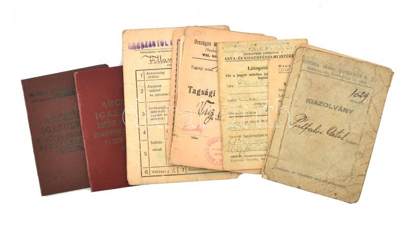 cca 1910-1940 15 db mindenféle igazolvány