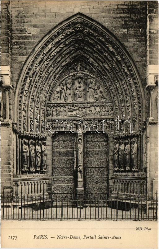 Paris, Notre-Dame, Portail Sainte-Anne
