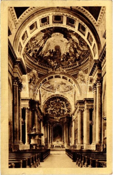 1954 Szombathely, székesegyház, belső (fa)