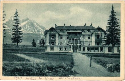 Matlárháza, Matliary, Tatranské Matliare (Magas-Tátra, Vysoké Tatry); Sanatorium 'Morkac' / szanatórium