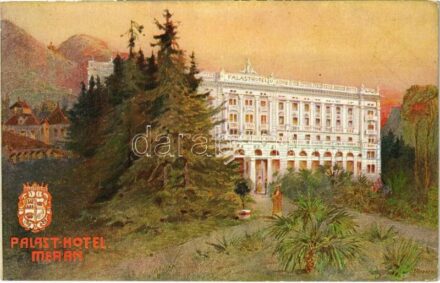 Merano, Meran (Südtirol); Palast Hotel, Franz Leibl. Hotelier