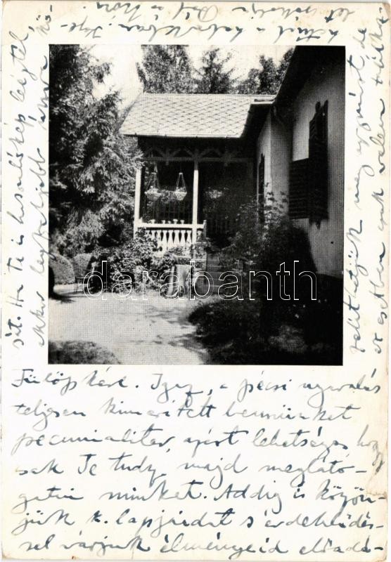 1937 Balatonaliga, Szász Villa (EK)