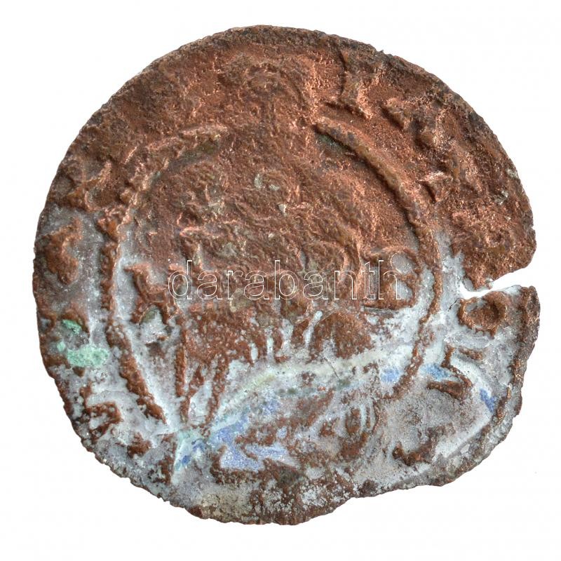 1555K-B Denár Ag 'I. Ferdinánd' (0,36g) T:2,2- patina, kis kitörés Hungary 1555K-B Denar Ag 'Ferdinand I' (0,36g) C:XF,VF patina, cracked Huszár: 935., Unger II.: 745.a - Image 2