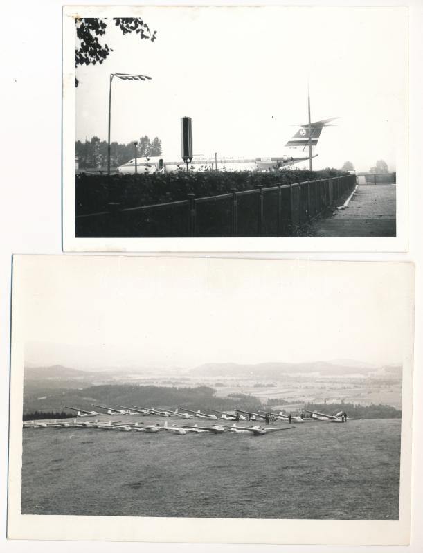 7 db MODERN repülős képeslap és fotó / 7 modern potscards and photos of aircrafts, airplanes - Image 2