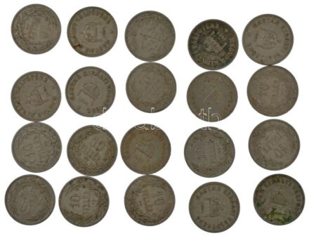 1894KB 10f Cu-Ni (20db) T:2-,3 Adamo K3