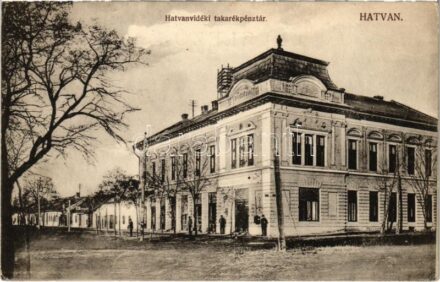 1913 Hatvan, Hatvanvidéki Takarékpénztár