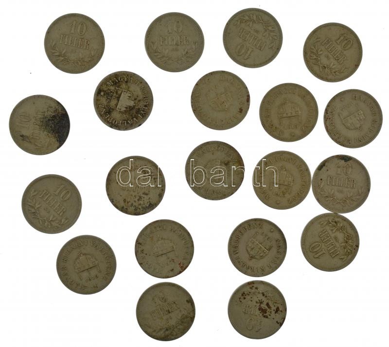 1915KB-1916KB 10f alpakka (20db) T:2-,3 Adamo K3.1