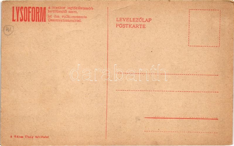 Az olasz határról. A Képes Újság felvételei. Lysoform fertőtlenítő reklám / Von der italienischen Grenze / WWI Austro-Hungarian K.u.K. military, soldiers with ski on the Italian border. Lysoform disinfectant advertisement (EK) - Image 2