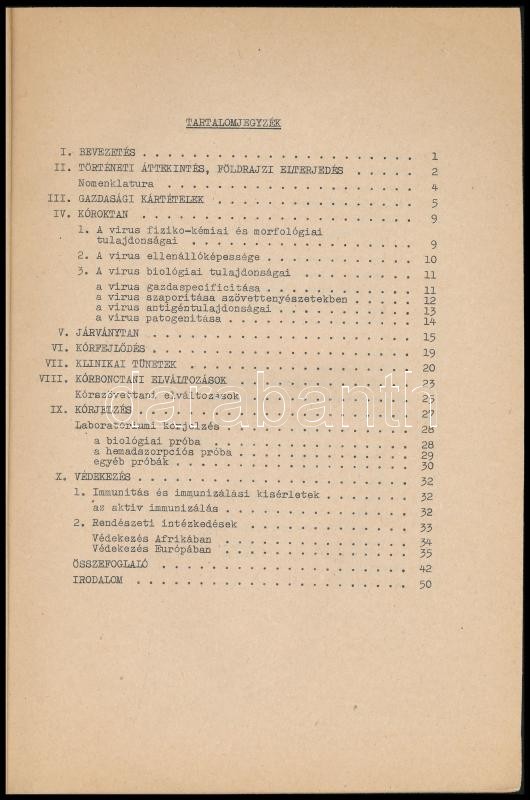 Szent Iványi Tamás - Csontos László: Az afrikai sertéspestis. Bp., 1968., Mezőgazdasági és Élelmezésügyi Minisztérium Információs Központja. (Agroinform.) Kiadói papírkötés, a hátsó borító foltos. Megjelent 465 példányban. - Image 2