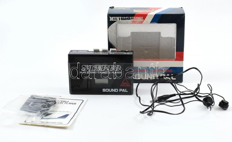 Retró működő walkman, japán, dobozában..