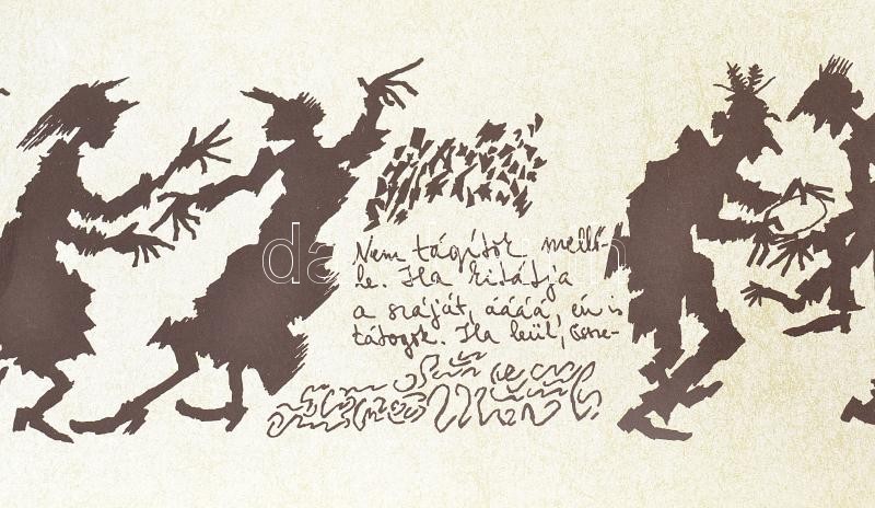 Esterházy Péter - Banga Ferenc: Egy nő. Esterházy Péter műve. Banga Ferenc grafikus rajzaival. Bp., 1993., Balassi kiadó. Első kiadás. Megjelent az ünnepi könyvhétre. Megjelent 3000 példányban, ebből 100 számozott példány, de ez - Image 4