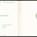 1974 FTC emléklap Rákosi Gyula válogatott labdarúgó autográf dedikációjával - Image 2