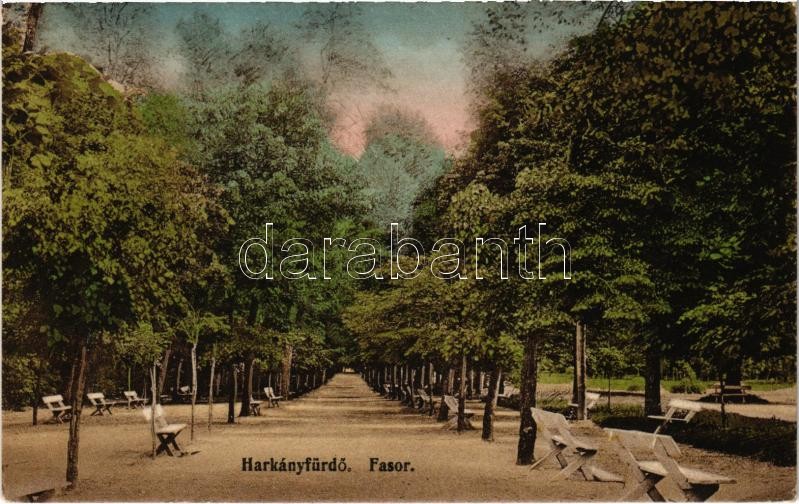 1927 Harkányfürdő, Fasor (EK)
