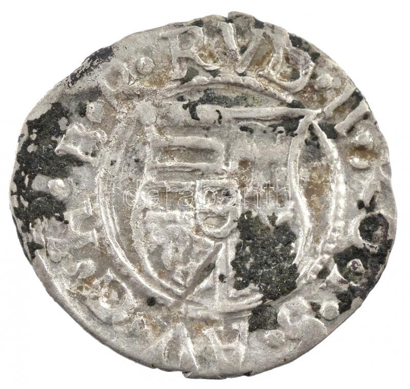 1580K-B Denár Ag 'Rudolf' (0,51g) T:2,2- patina Hungary 1580K-B Denar Ag 'Rudolf' (0,51g) C:XF,VF patina Huszár: 1059.,Unger II.: 811.a