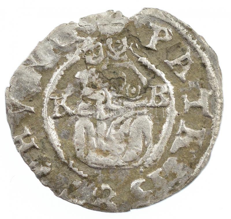 158?K-B Denár Ag 'Rudolf' (0,50g) T:2- patina Hungary 158?K-B Denar Ag 'Rudolf' (0,50g) C:VF patina Huszár: 1059.,Unger II.: 811.a - Image 2