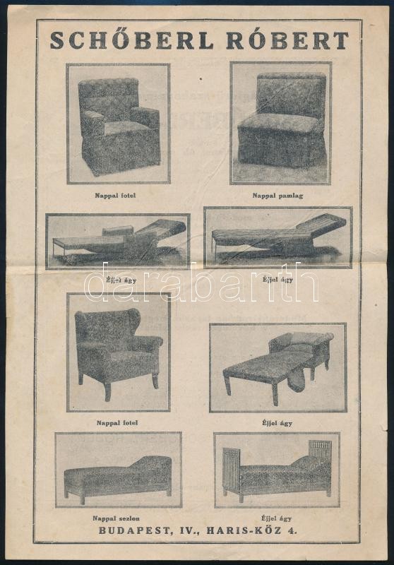 cca 1930 Schöberl Róbert bútor árjegyzék képekkel - Image 2