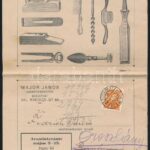cca 1930 Major János épületvasalatok árjegyzéke 8 p. - Image 2