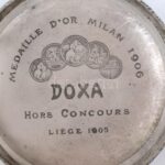 Doxa nagy méretű zsebóra, vadász motívummal. Sérült számlappal, működő, jó állapotban d: 70 mm - Image 4