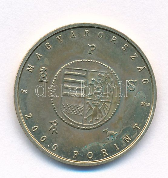 2018. 2000Ft Cu-Ni-Zn 'Albert aranyforintja 1437-1439' T:BU patina - Image 2