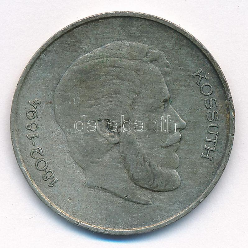 1947. 5Ft Ag 'Kossuth' T:2-,3 patina Adamo F8.1