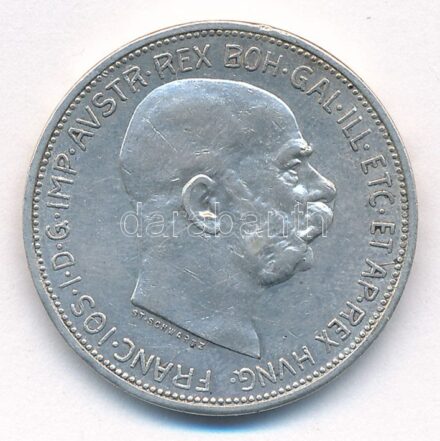 Ausztria 1913. 2K Ag 'Ferenc József' T:2, ph Austria 1913. 2 Corona Ag 'Franz Joseph' C:XF edge error Krause KM#2821