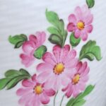 Herendi virágmintás padlóváza, kézzel festett porcelán, jelzett, hibátlan, m: 50 cm - Image 4