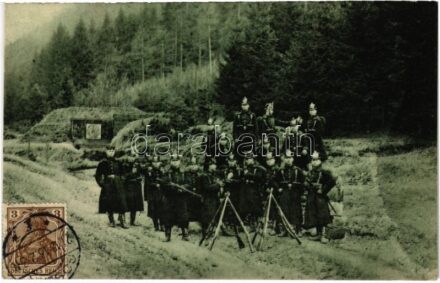 1913 Gefechtsschiesstand d. Hann. Jäger Nr. 10. im Dörpketal b. Goslar / German military combat shooting range (EK)