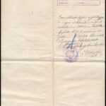 1925 Bp., nyilatkozat 15 millió korona kölcsön felvételéről, tanúk aláírásával, 5 db okmánybélyeggel - Image 2