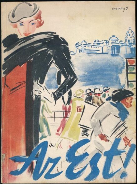 1935 Az Est 25 éves jubileumi lapszáma. Szerk.: Dr. Mihályfi Ernő. Vaszary János tervezte címlappal, számos érdekes aktuális, történelmi vonatkozású, képes írással. Kiadói papírkötésben, kissé sérült gerinccel, kissé foltos