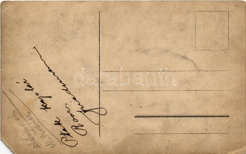 Osztrák-magyar katonák csoportja / WWI Austro-Hungarian K.u.K. military, group of soldiers. photo (EM) - Image 2