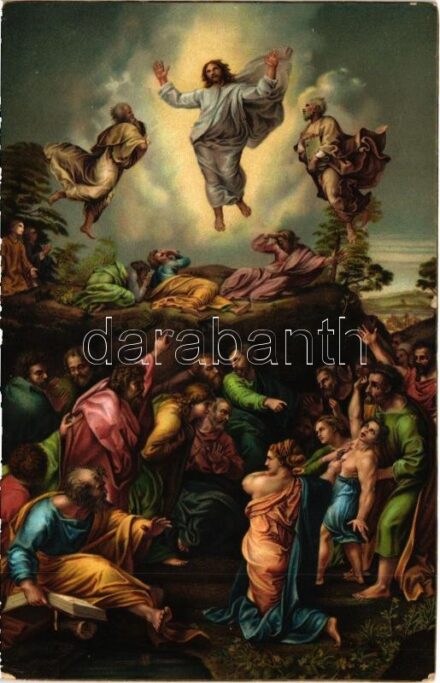 La Trasfigurazione. Stengel litho s: Raffaello Sanzio