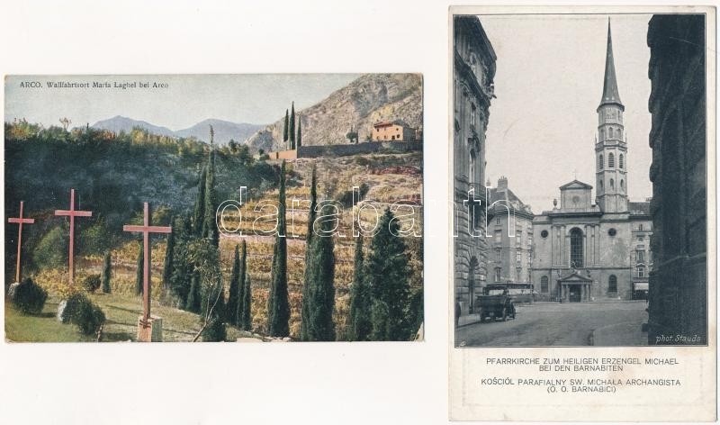 ~55 db régi képeslap, főleg külföldi városképek sok Ausztriával, jobbakkal - Image 2