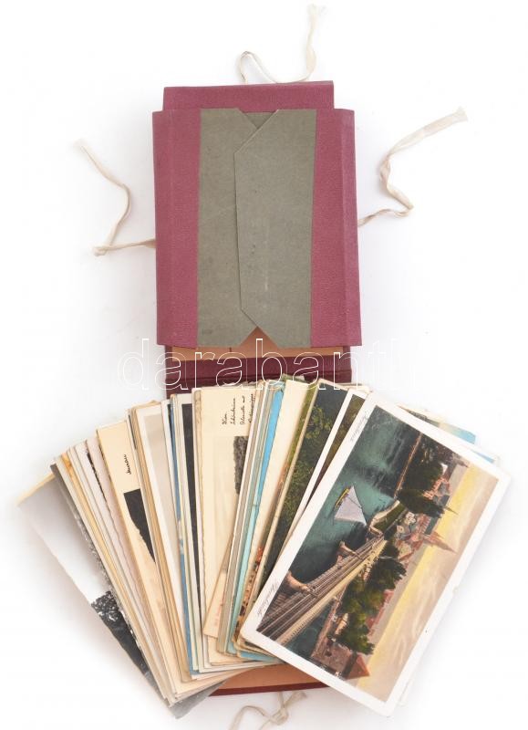 ~55 db régi képeslap, főleg külföldi városképek sok Ausztriával, jobbakkal - Image 2