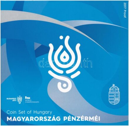 2017. 5-200Ft (6xklf) forgalmi sor szettben + 2017. 50Ft Cu-Ni '17. FINA Világbajnokság' T:PP