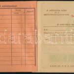 cca 1920 Magyar Posta Takarékpénztár komplett csekkönyv - Image 2