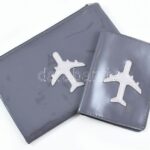 Retro repülős Air France úti neszeszer és kis tárca 21x14 cm