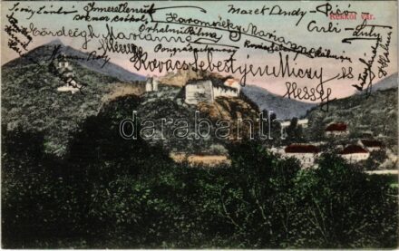 1914 Kékkő, Blauenstein, Modry Kamen; vár / castle / hrad