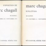1972 Marc Chagall kiállítása. Exposition de Marc Chahall. Bp., 1972., Műcsarnok. Kiadói papírkötés. - Image 2
