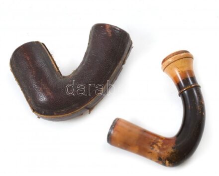 Gasparek tajtékpipa, jelzett, jelzett tokban: Gasparek János Budapest Károly körút 24. sz., korának megfelelő állapotban, 1890-1900 körül, 8 cm