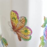 Herendi Viktória mintás váza. Kézzel festett, jelzett, hibátlan. 13 cm - Image 2