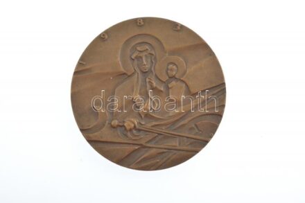 Lengyelország 1983. 'III. János - 1683. - VENI VIDI DEUS VINCIT' kétoldalas bronz emlékérem (60mm) T:2 patina Poland 1983. 'John III Sobieski - 1683. - VENI VIDI DEUS VINCIT' two-sided bronze commemorative medallion (60mm) C:XF patina