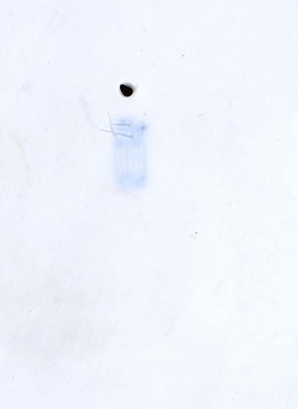 Zsolnay porcelán 'Labdás Öcsi', kézzel festett, jelzett,(tervező:Sinkó András), kopásnyomokkal, m: 13 cm - Image 2