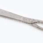 Német gyártmányú acél szabóolló, jelzett, h: 25,5 cm