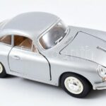 Sunnyside Porsche 356 B Coupe 1961 autómodell, 1:24, nyitható, újszerű állapotban (egy kis kopásnyommal), h: 17,5 cm