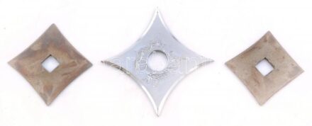 3 db suriken, dobócsillag 8 cm