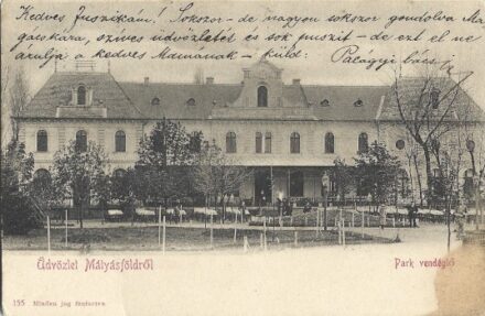 Mátyásföld.  Mátyásföld. Park vendéglő.