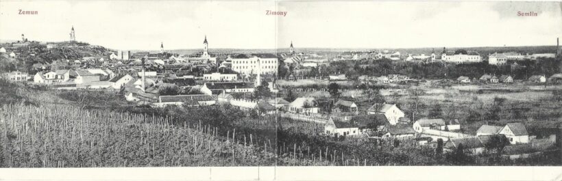 Zimony. Szétnyitható panorámakép. Zimony. Szétnyitható panorámakép.