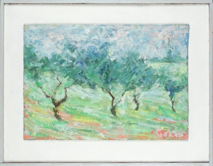 Prokop Péter (1919 - 2003): Olajfák Róma 1978. - Image 2